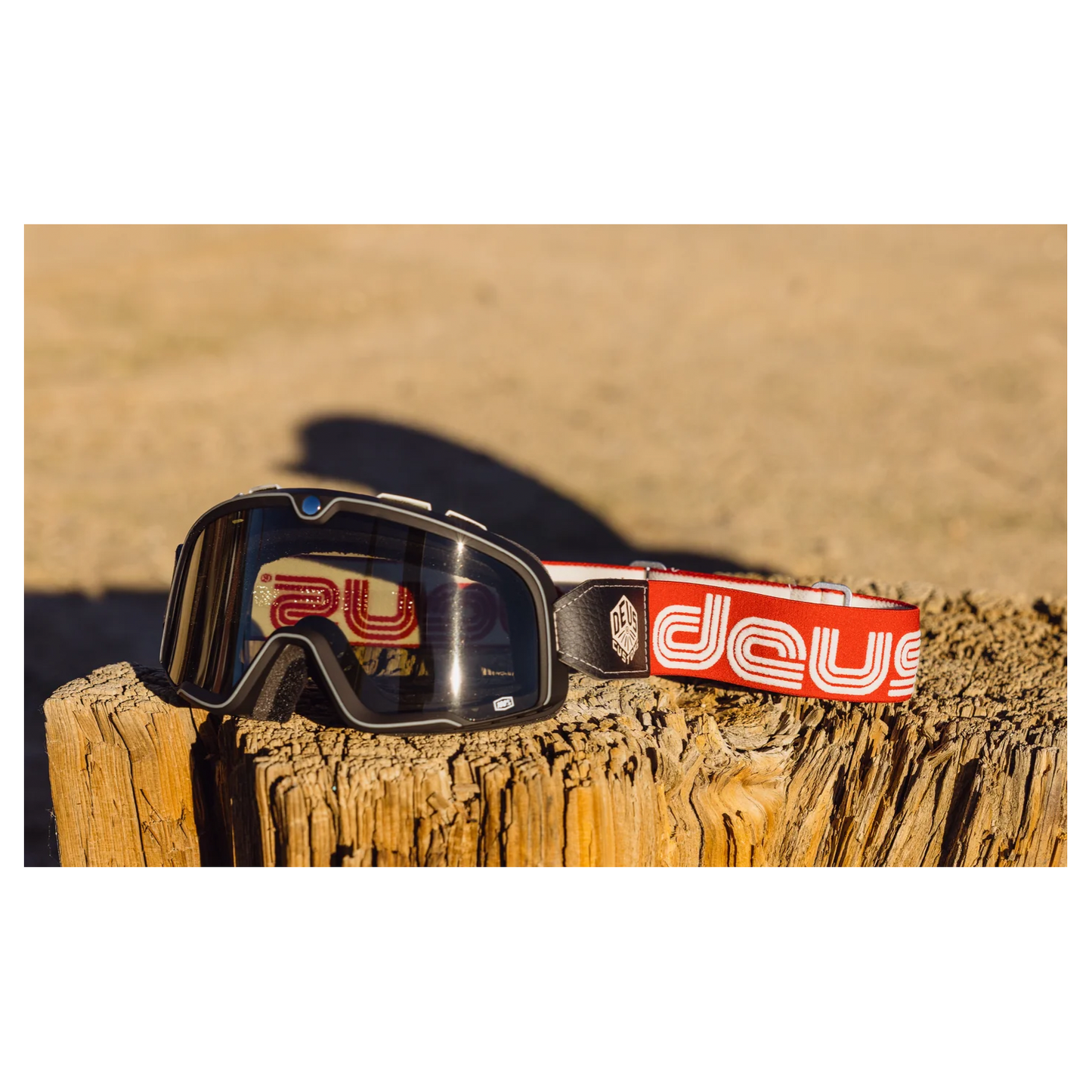 Motorradbrille BARSTOW, Schwarz