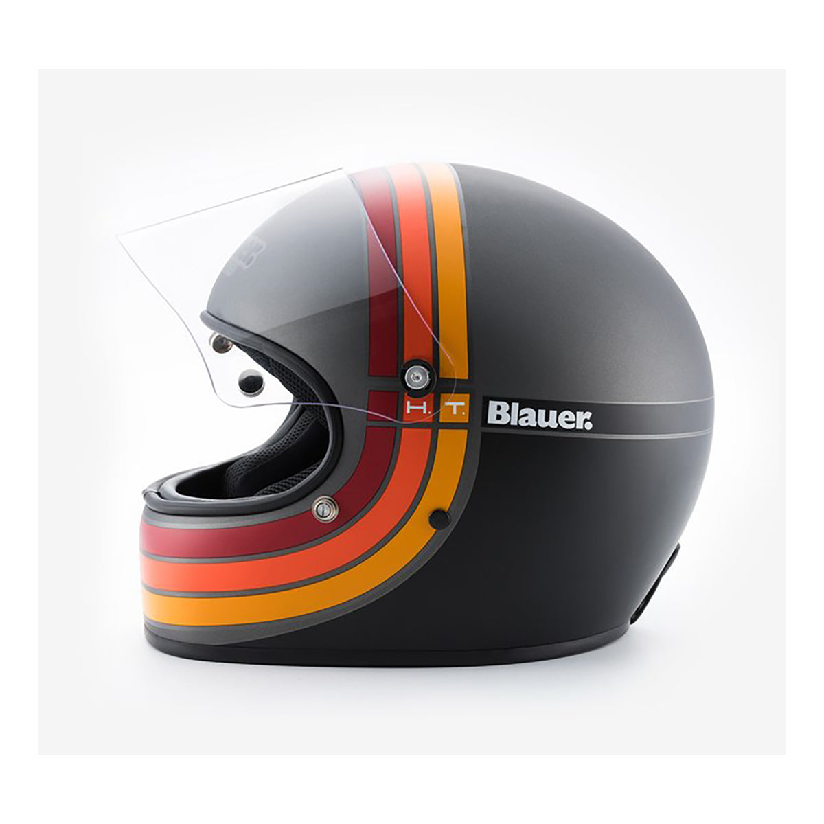 full face motorcycle helmets 80s Full face helmet 80's, Titanium Matt – MODI