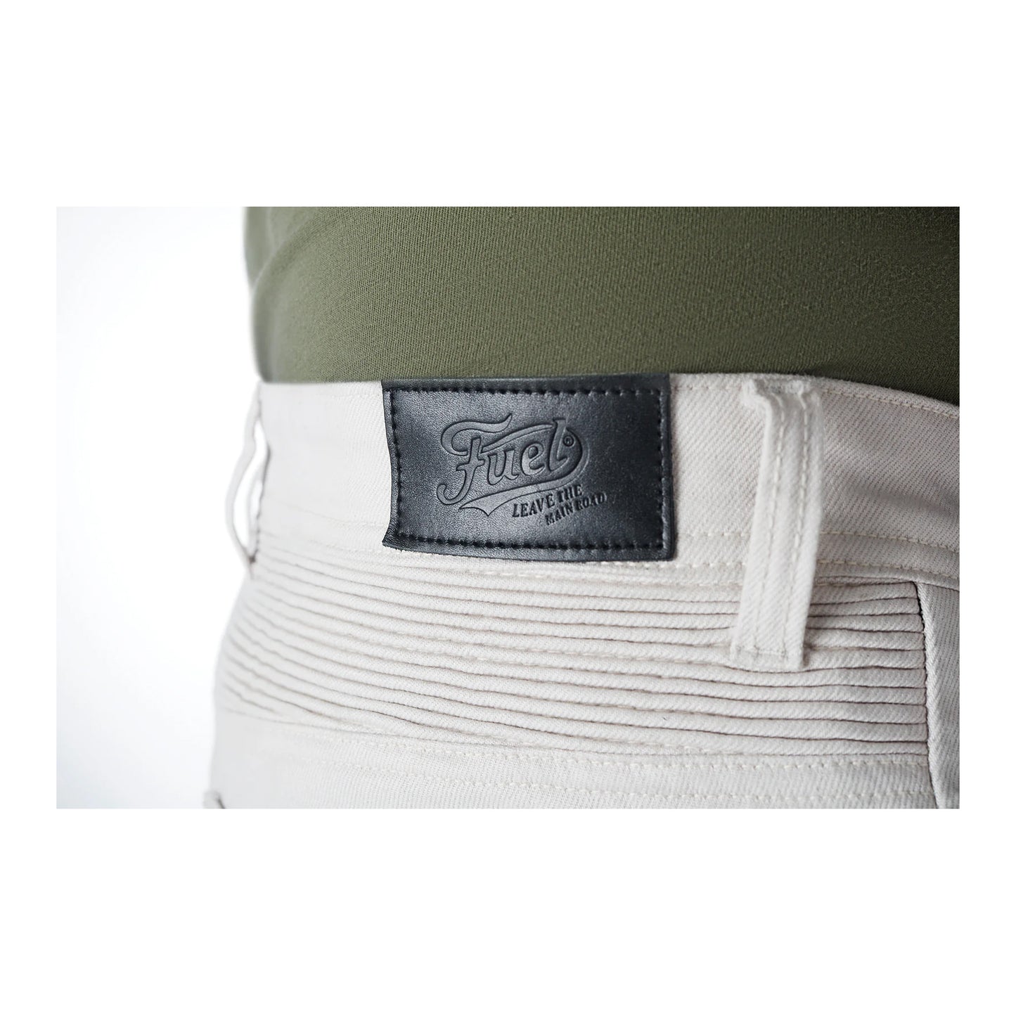 Motorradhose SERGEANT COLONIAL, Weiss