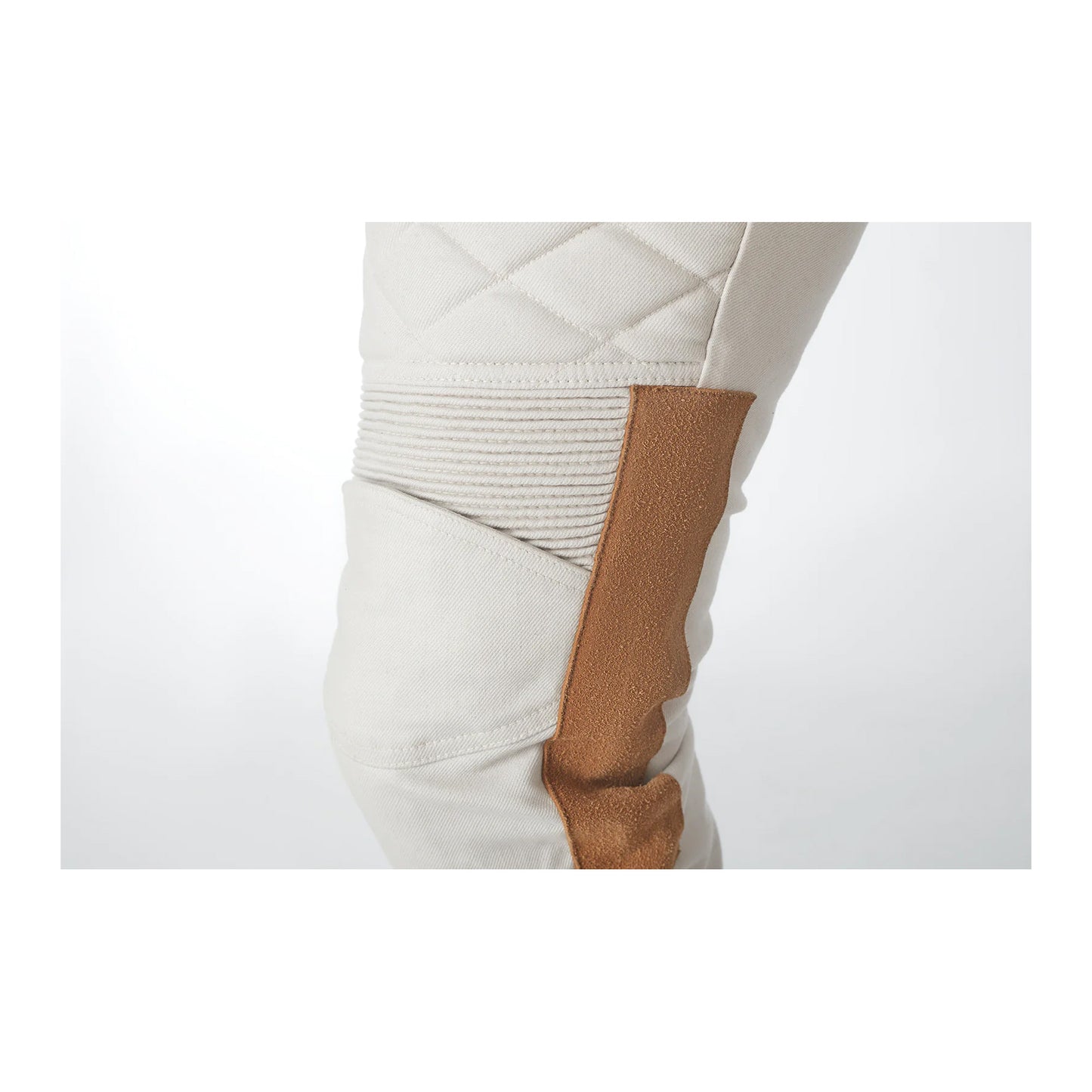 Motorradhose SERGEANT COLONIAL, Weiss