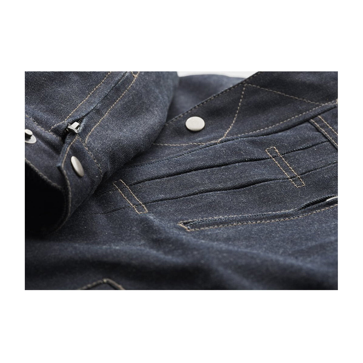 Motorradjacke GREASY SELVEDGE, Denim