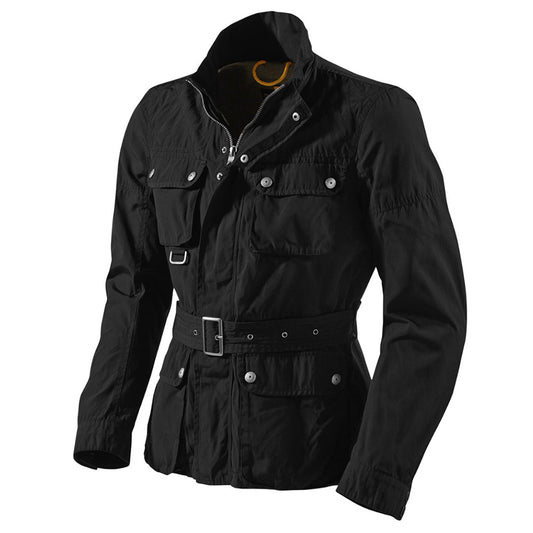 Motorradjacke HILLCREST, Schwarz