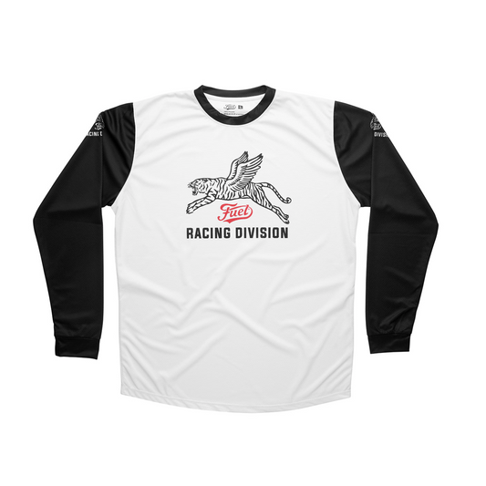 Moto Jersey RACING DIVISION, white