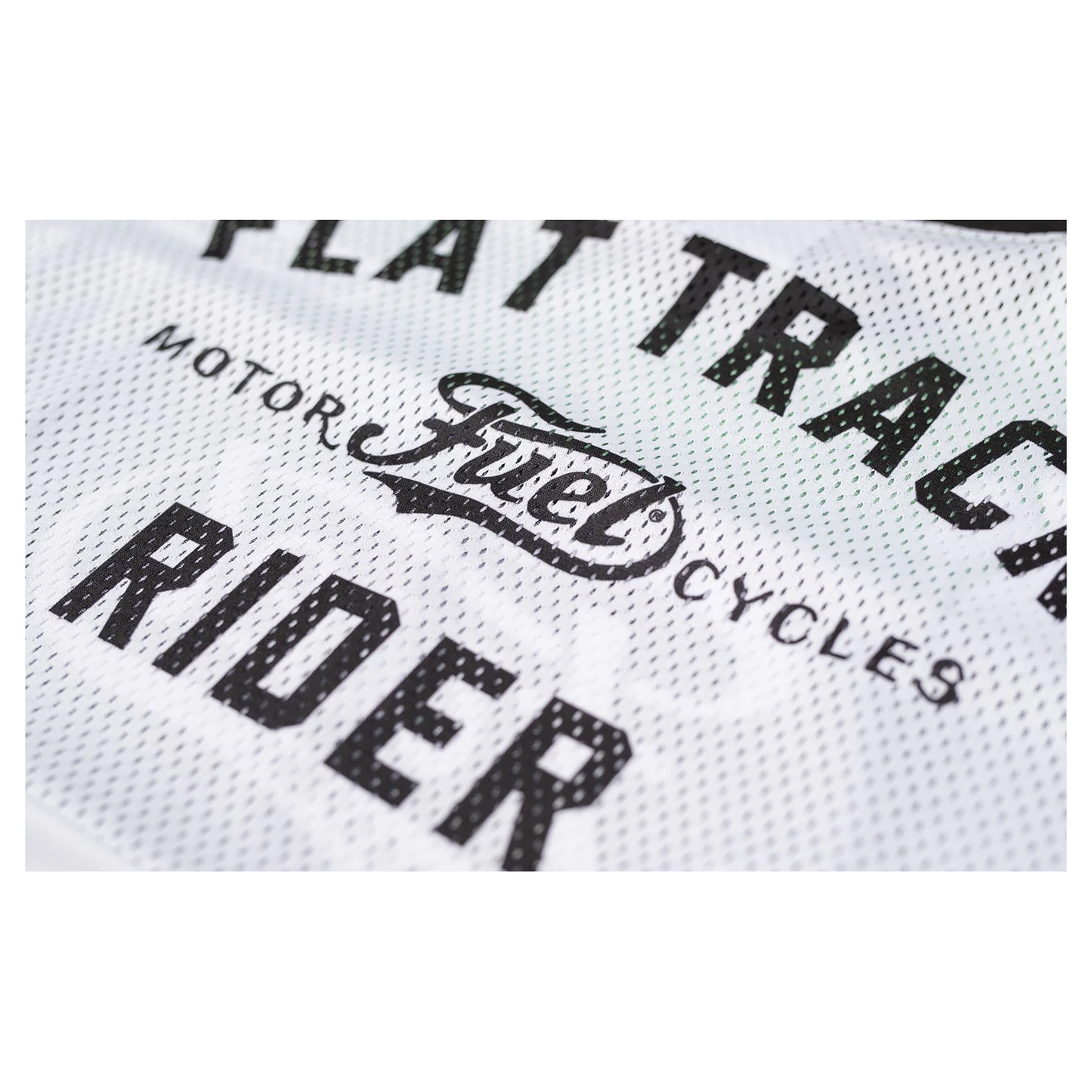 Moto Jersey TURN LEFT, Grün-Weiss-Schwarz