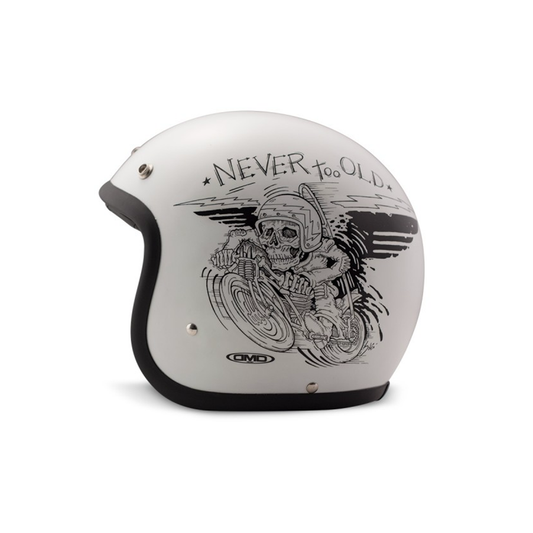 Jet helmet OLDIE VINTAGE, white
