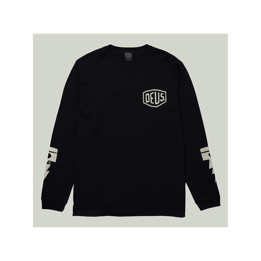 Langarm CREST, Schwarz