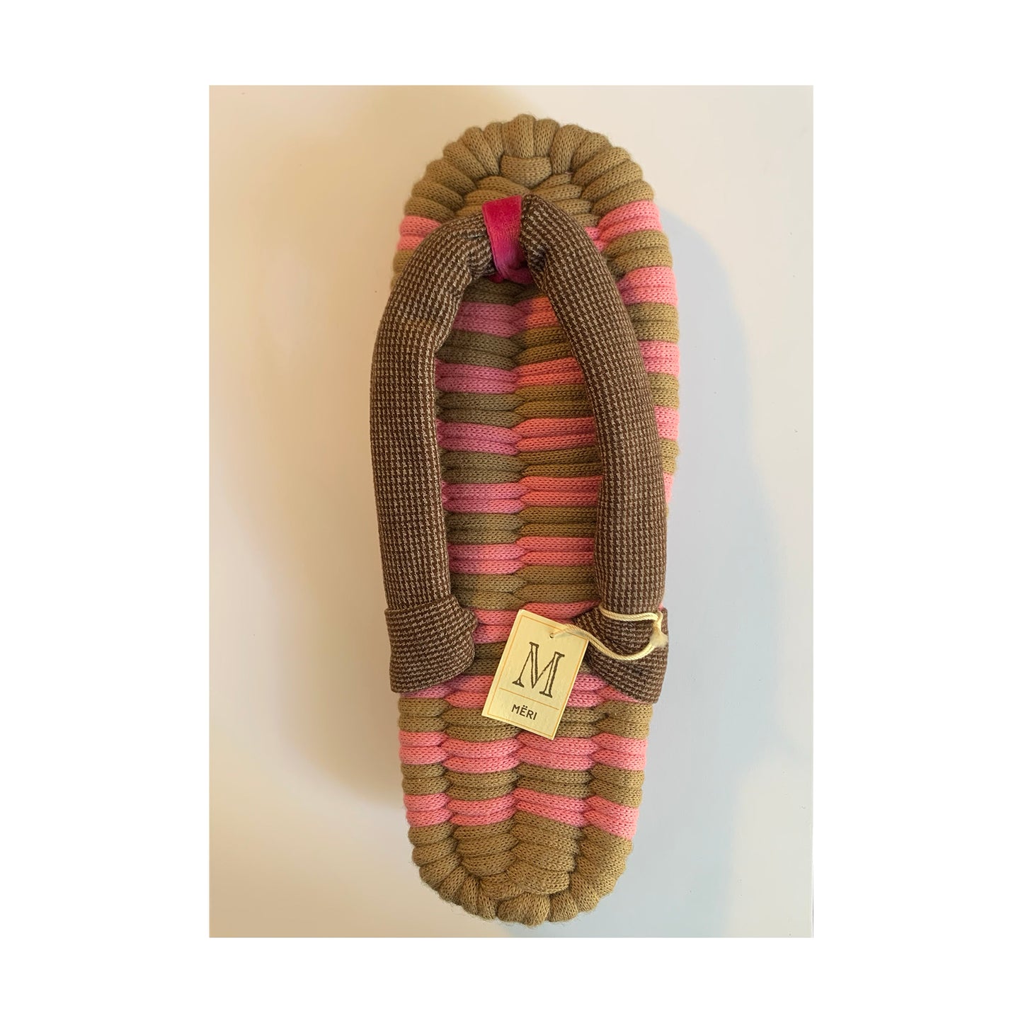 Slippers MERI, pink-brown