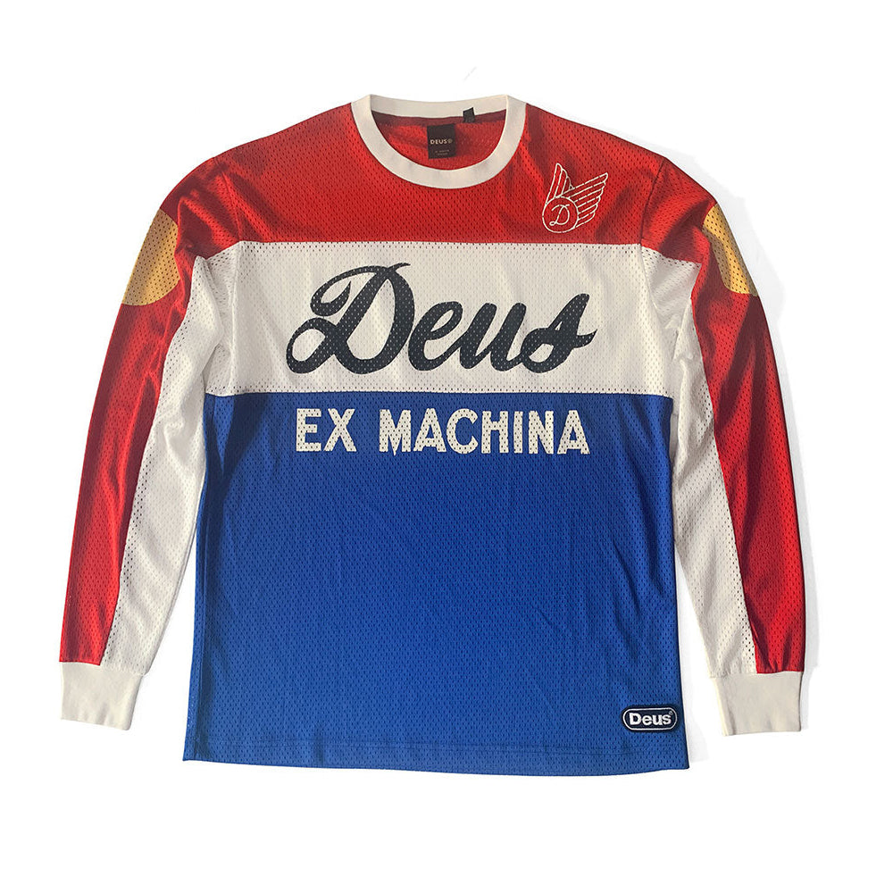 Moto Jersey SABER, Rot-Blau