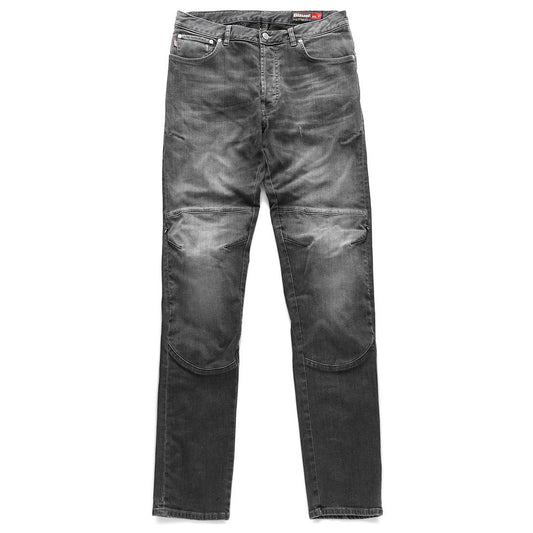Motorcycle trousers KEVIN, light gray denim 