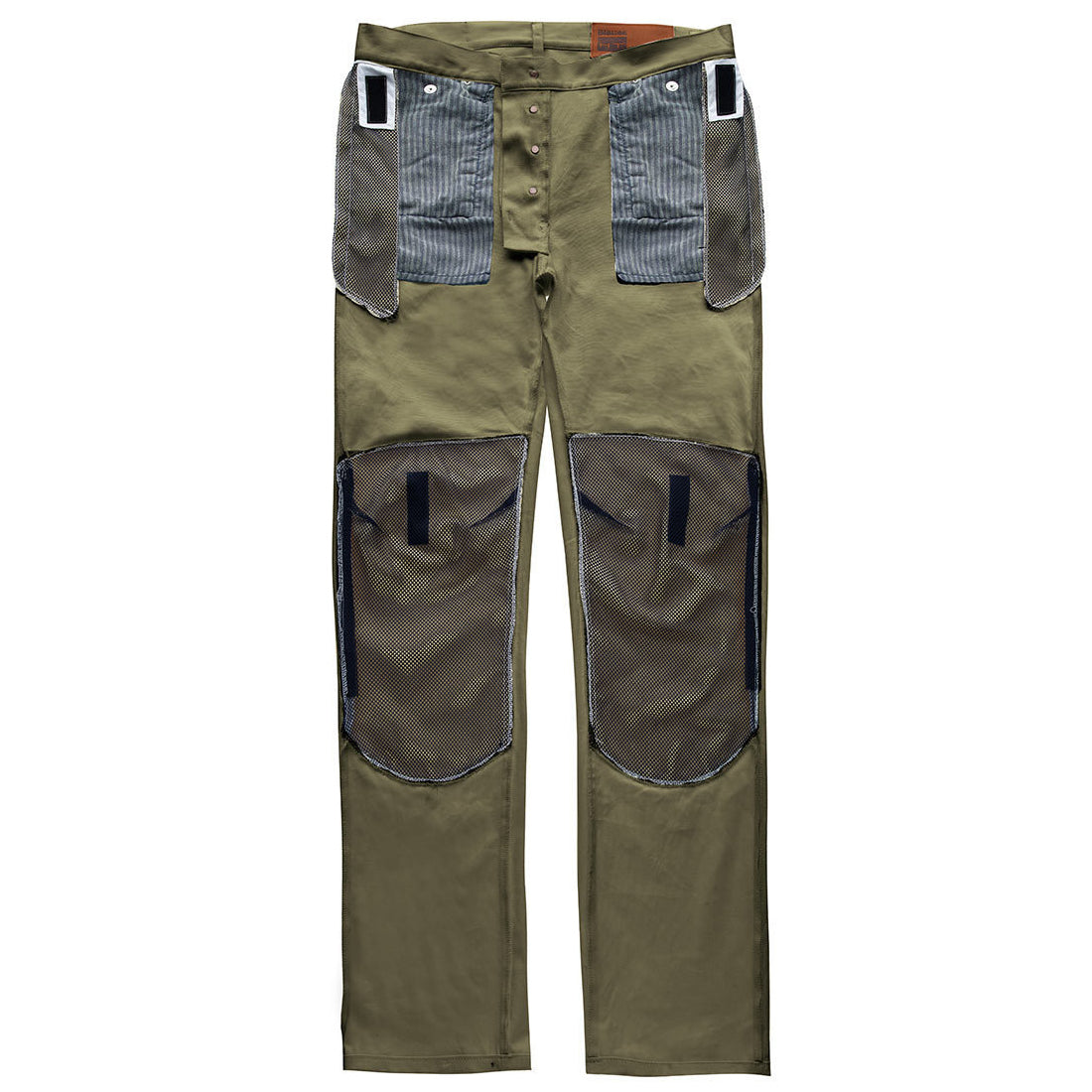 Motorradhose KEVIN CANVAS, Olivegrün