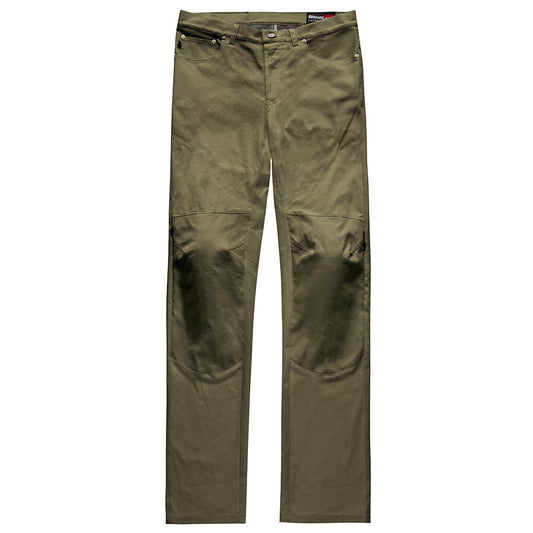 Motorcycle pants KEVIN CANVAS, olive green