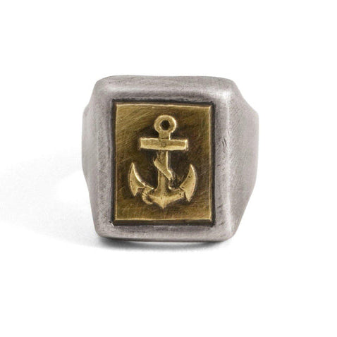 Siegelring NAVY, Silber