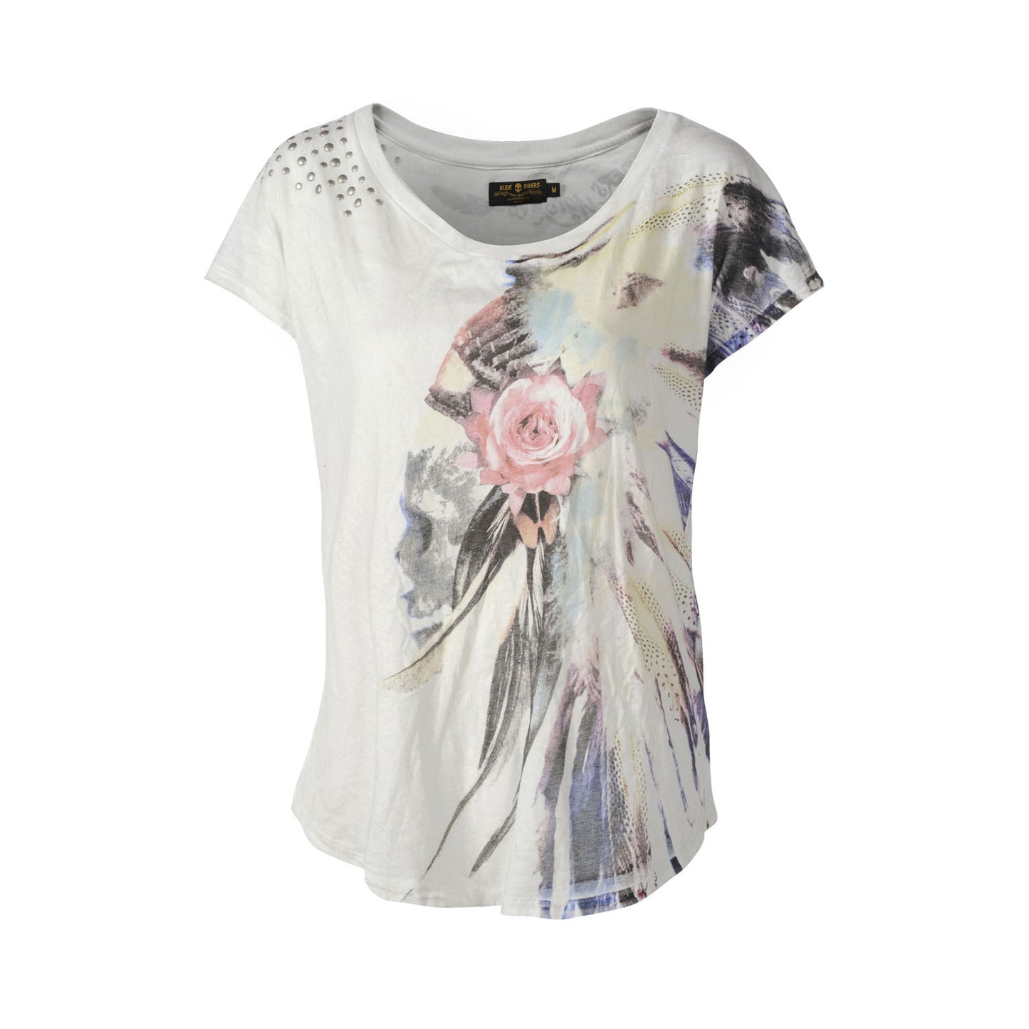 T-Shirt INDIAN, Weiss