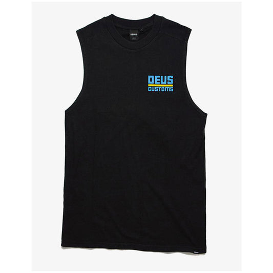 UNITED RECYCLED MUSCLE tank top, black