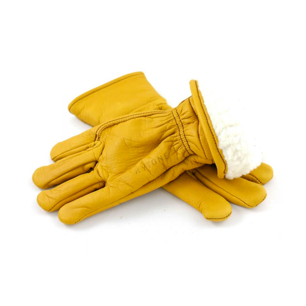 senfgelbe handschuhe Kytone Motorradhandschuh DOUBLE, Senfgelb – MODI