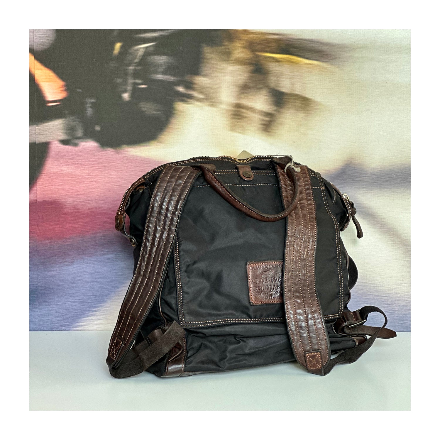 campomaggi leather backpack Campomaggi backpack ZAINO STAMPA – MODI