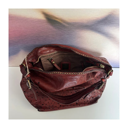 Handbag MONOSPALLA, dark red