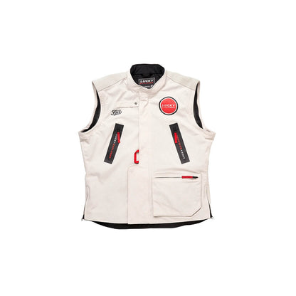 Motorcycle jacket LUCKY EXPLORER, white