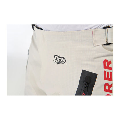 Motorcycle pants LUCKY EXPLORER, white