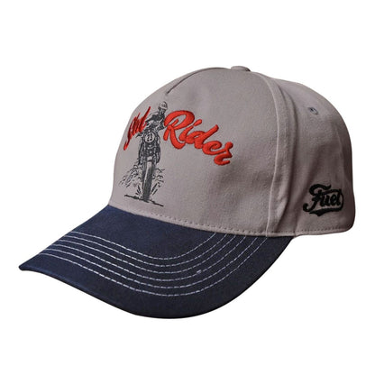 Cap SLED, light gray / dark blue