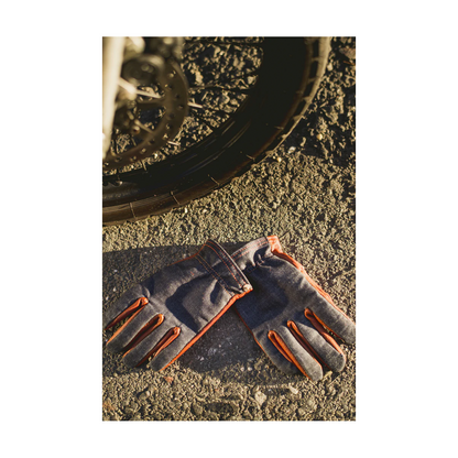 RANGERS gloves, denim