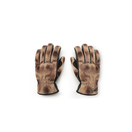 TRACK glove, beige-brown-black