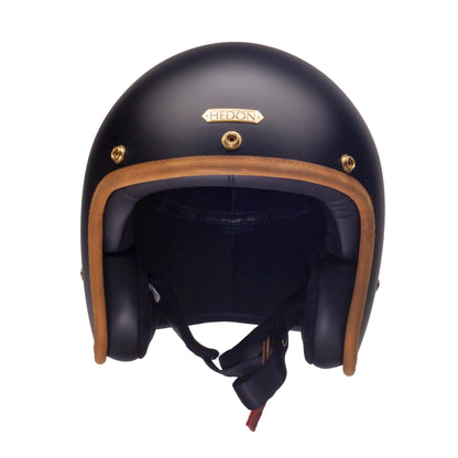Open face helmet HEDONIST, black