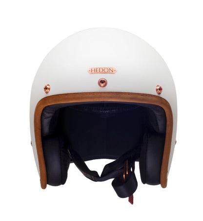 Open face helmet HEDONIST, white