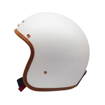 Open face helmet HEDONIST, white