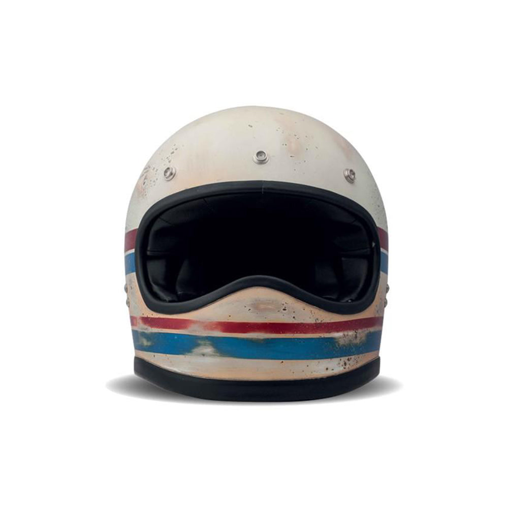 Offroadhelm RACER LINE RETRO CROSS, Handbemalt