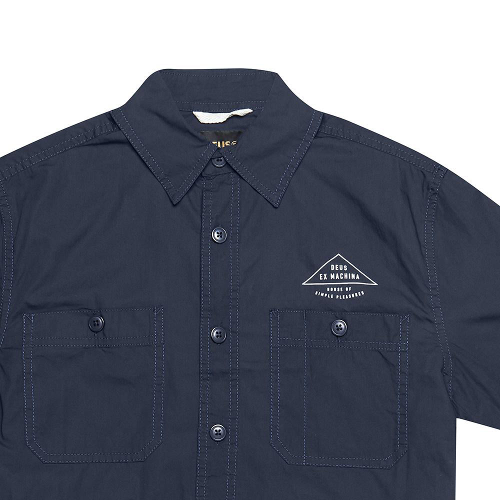 Hemd SERVICE POPLIN, Navy