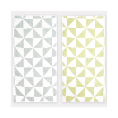 Hirali kitchen towel GAUZE, green