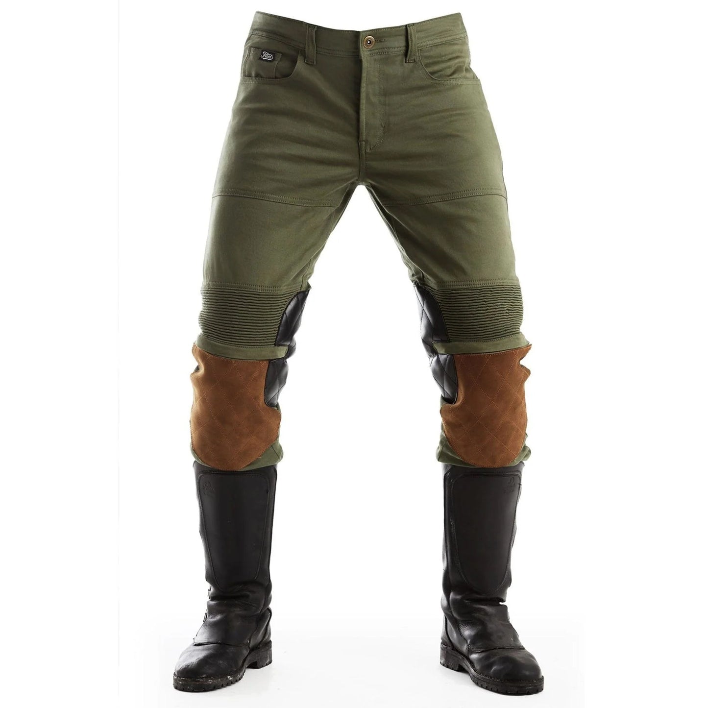 Motorradhose CAPTAIN, Olive