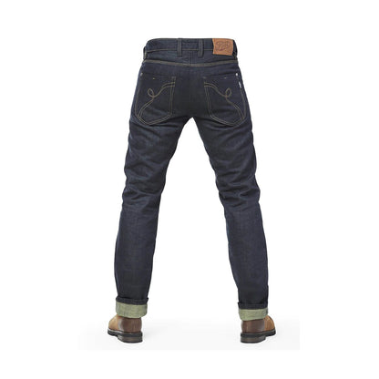 Motorcycle pants GREASY SELVEDGE, denim