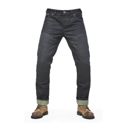 Motorcycle pants GREASY SELVEDGE, denim