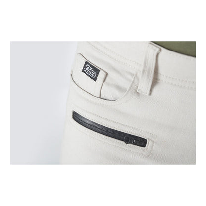 Motorcycle trousers SERGEANT COLONIAL, white