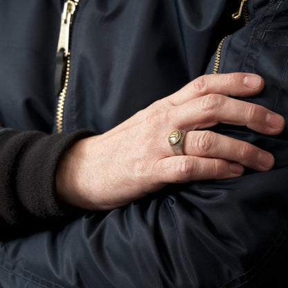 Signet ring STELLA MARIS, silver