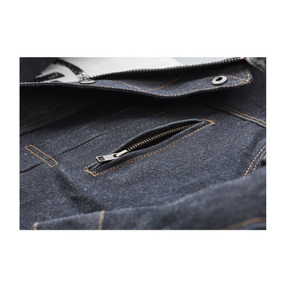 Motorcycle jacket GREASY SELVEDGE, denim