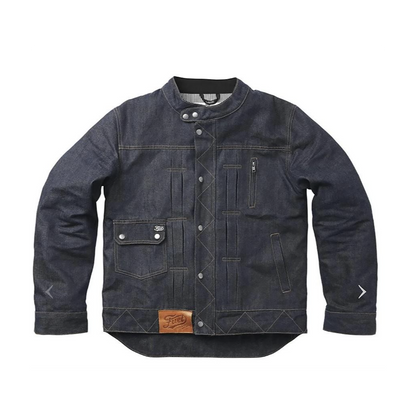 Motorcycle jacket GREASY SELVEDGE, denim