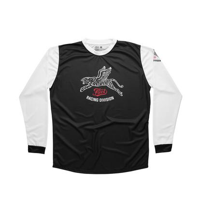 Moto Jersey RACING DIVISION, black