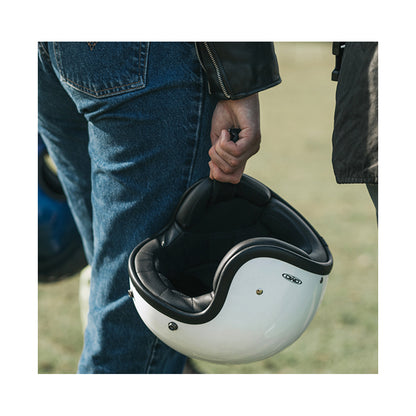 Jet helmet VINTAGE, white