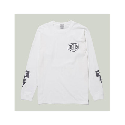 Long sleeve CREST, white