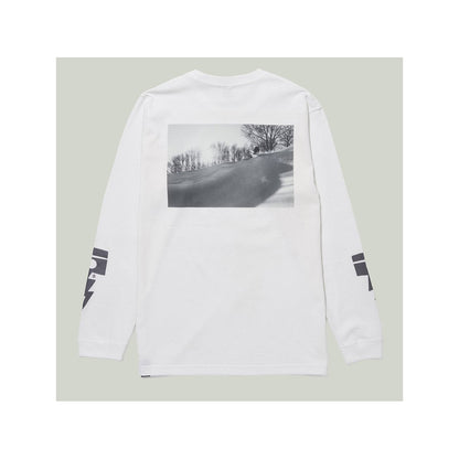 Long sleeve CREST, white