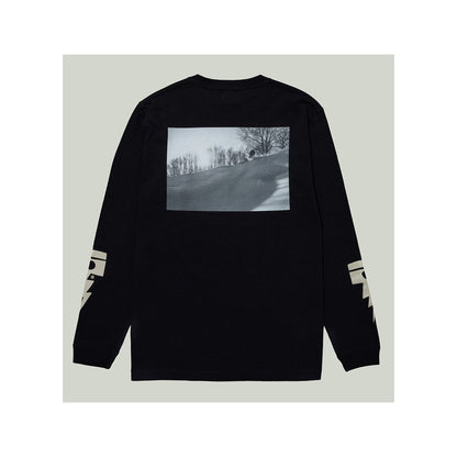 Long sleeve CREST, black