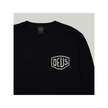 Long sleeve CREST, black