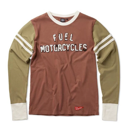 Long sleeve OLD SCHOOL, brown