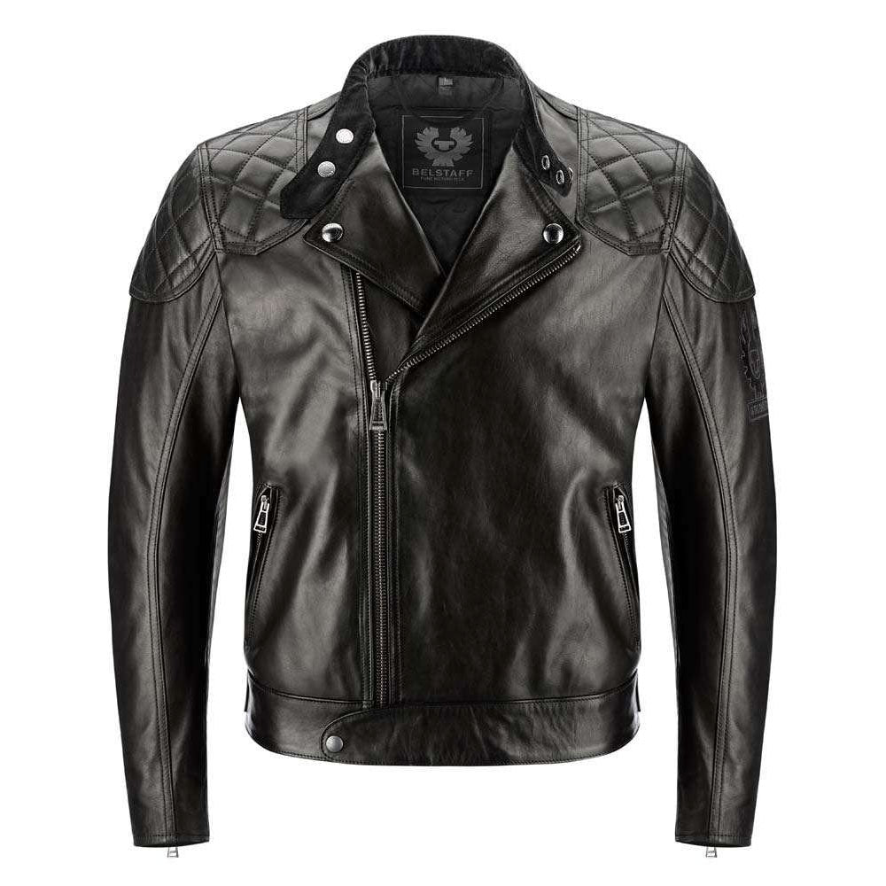 Belstaff black leather clearance jacket