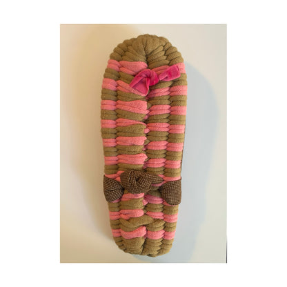 Slippers MERI, pink-brown