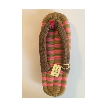 Slippers MERI, pink-brown