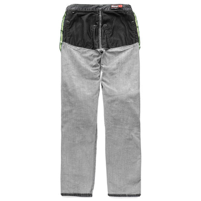 Motorcycle trousers KEVIN, light gray denim 